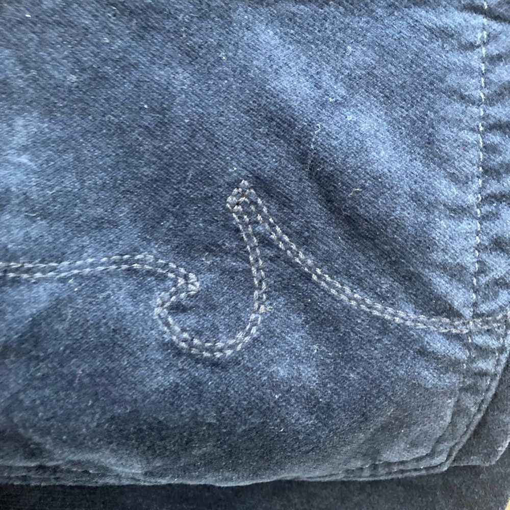 AG Stevie Straight ankle sapphire stretch corduroys collab. w/Anthropologie - Picture 7 of 11